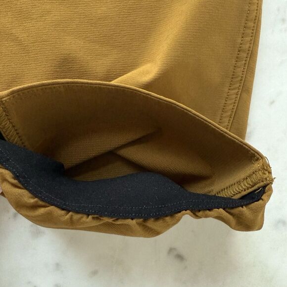 Janji Transit Tech Pants Men's Large Brown Polyester Blend Pull On Tapered 31x28 - Picture 12 of 16